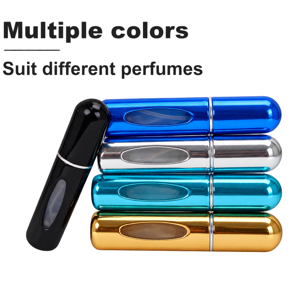 Refillable perfume atomizer